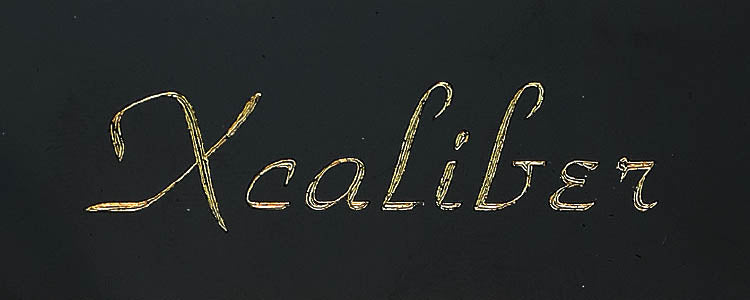 Engraved Plates-Park Avenue Font