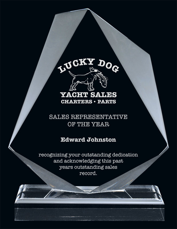 Clear Aberdeen Acrylic Award